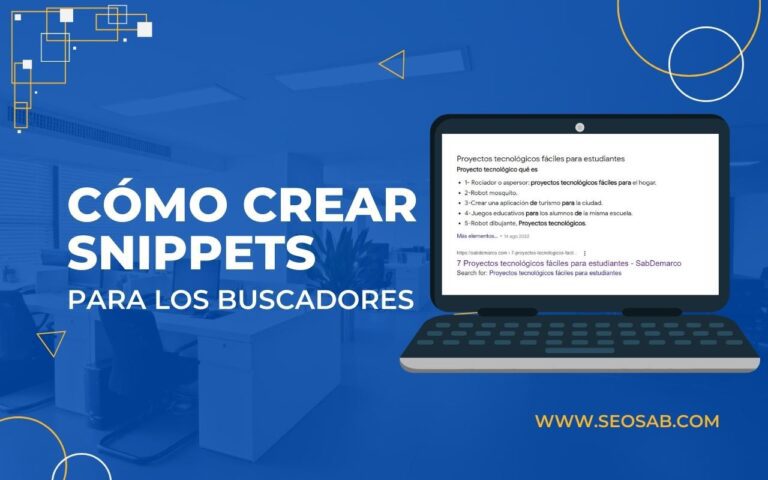 ¿Cómo crear snippets para mejorar el posicionamiento seo?