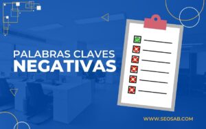 Palabras clave negativas