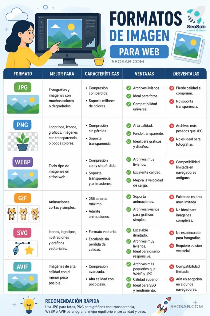 Optimizar imágenes para web