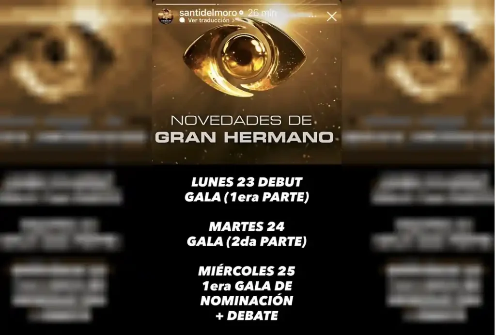 Nuevo formato de Gran Hermano Generación Dorada