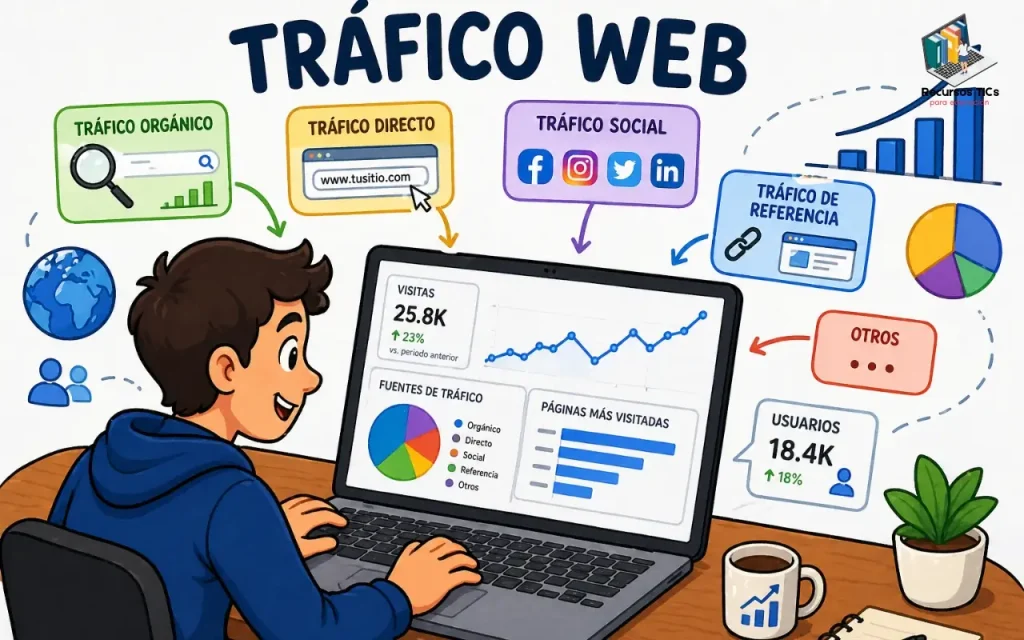 Tipos de tráfico web y herramientas