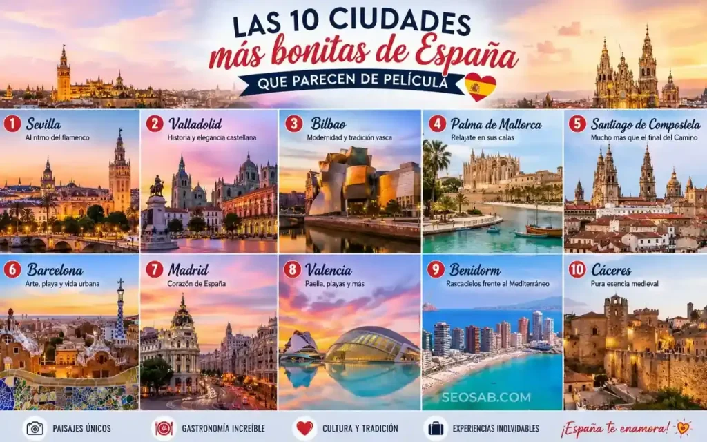 Ciudades más bonitas de España