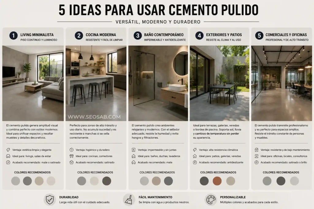 cemento pulido