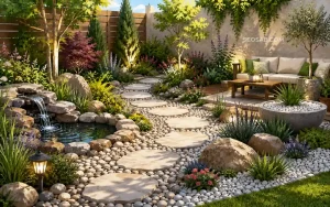 decorar jardines con piedras