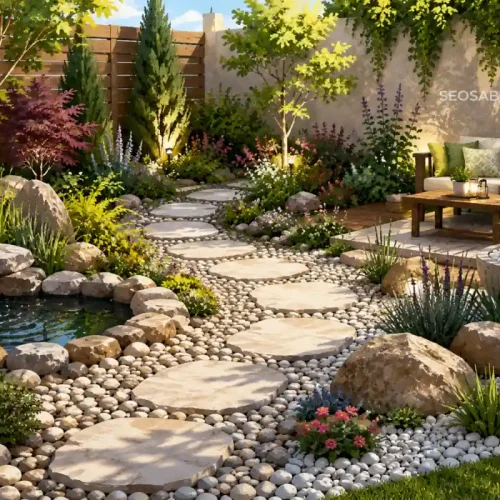 decorar jardines con piedras