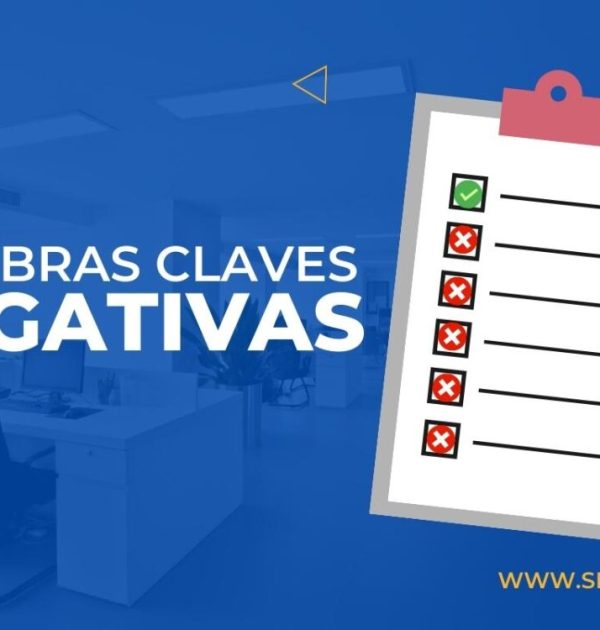 Palabras clave negativas